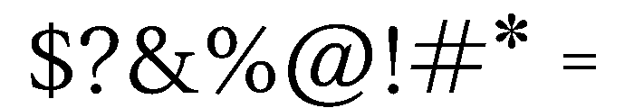 NCKobyla Light Instance Font OTHER CHARS