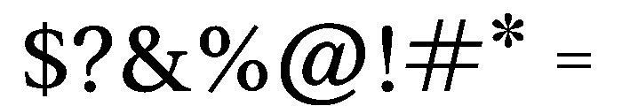 NCKobyla Regular Instance Font OTHER CHARS