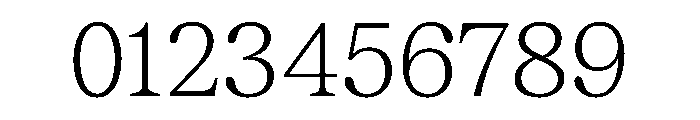 NCKobyla Ultra Light Instance Font OTHER CHARS