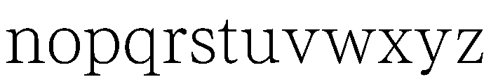 NCKobyla Ultra Light Instance Font LOWERCASE