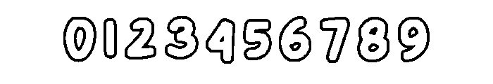 Nduut Outline Regular Font OTHER CHARS