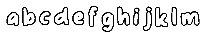 Nduut Outline Regular FONT