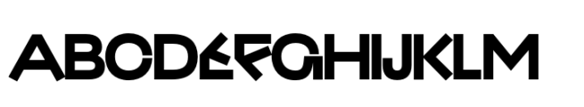 ND Gambit Extra Bold Font UPPERCASE
