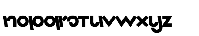 ND Gambit Extra Bold Font LOWERCASE