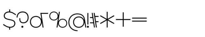 ND Gambit Light Font OTHER CHARS