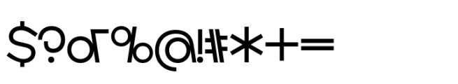 ND Gambit Regular Font OTHER CHARS