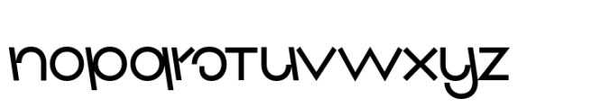 ND Gambit Regular Font LOWERCASE