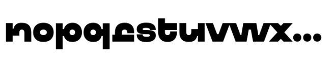 ND Gestalt Heavy Font LOWERCASE
