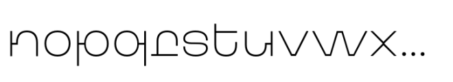 ND Gestalt Light Font LOWERCASE