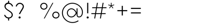 ND Gogo Light Font OTHER CHARS
