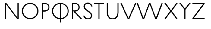 ND Gogo Light Font UPPERCASE