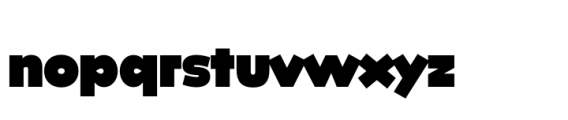 ND Lupo Black Font LOWERCASE