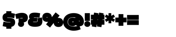 ND Lupo Ultra Black Font OTHER CHARS