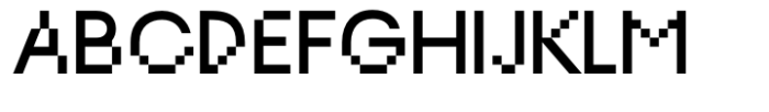 ND Synth Regular Font UPPERCASE