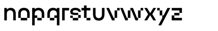 ND Synth Regular Font LOWERCASE