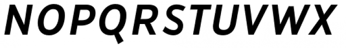 ND Type One Bold Italic Font UPPERCASE