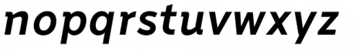 ND Type One Bold Italic Font LOWERCASE