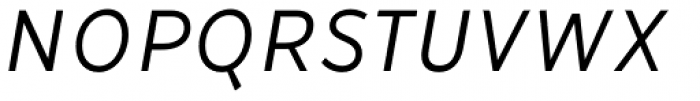 ND Type One Italic Font UPPERCASE