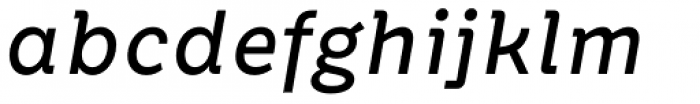ND Type One Medium Italic Font LOWERCASE