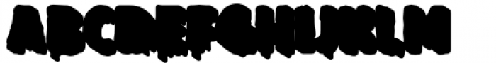 Nd Harquied Melt Shadow Font UPPERCASE