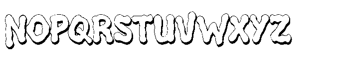 Nduro Konal Extrude Font UPPERCASE