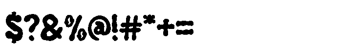 Nduro Konal Regular Font OTHER CHARS