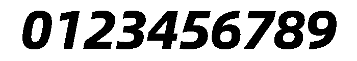 Neue Frutiger World Extra Bold Italic Font OTHER CHARS
