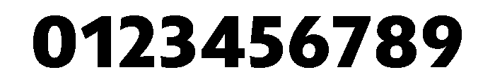 Neue Frutiger World Extra Bold Font OTHER CHARS