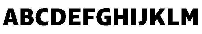 Neue Frutiger World Extra Bold Font UPPERCASE