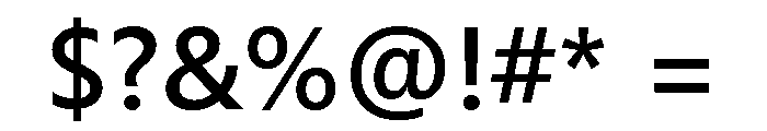 Neue Frutiger World Semibold Font OTHER CHARS