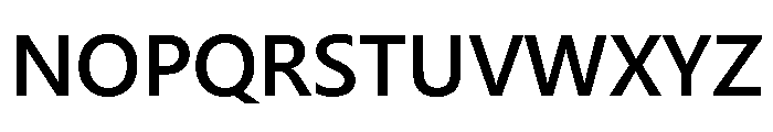 Neue Frutiger World Semibold Font UPPERCASE