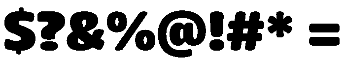 Neutronic Rounded Black Font OTHER CHARS