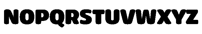 Neutronic Rounded Black Font UPPERCASE