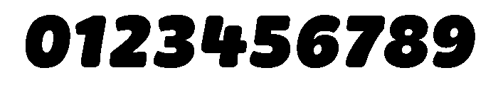 Neutronic Rounded Heavy Italic Font OTHER CHARS