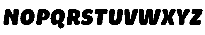 Neutronic Rounded Heavy Italic Font UPPERCASE