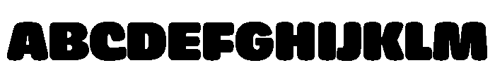 Neutronic Rounded Heavy Font UPPERCASE