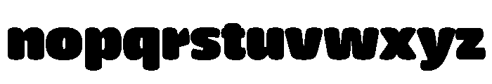 Neutronic Rounded Heavy Font LOWERCASE