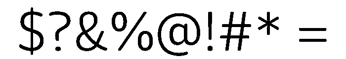 Neutronic Rounded Light Font OTHER CHARS