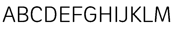 Neutronic Rounded Light Font UPPERCASE
