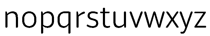 Neutronic Rounded Light Font LOWERCASE