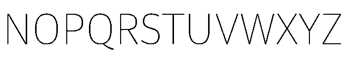 Neutronic Rounded Thin Font UPPERCASE