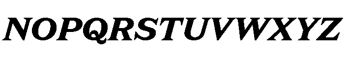 New Atlas Black Italic Font UPPERCASE
