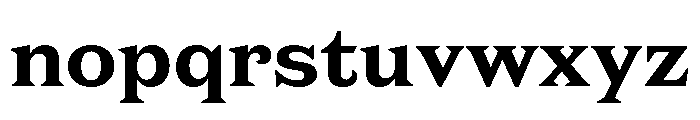 New Atlas Bold Font LOWERCASE