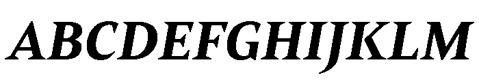 New Atlas Heavy Italic Font UPPERCASE