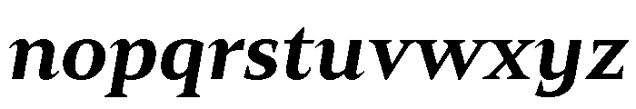 New Atlas Heavy Italic Font LOWERCASE