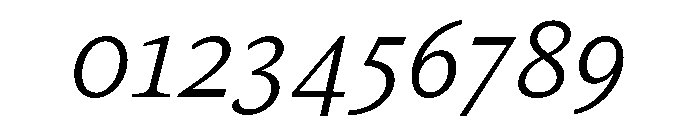 New Atlas Light Italic Font OTHER CHARS
