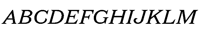New Atlas Medium Italic Font UPPERCASE