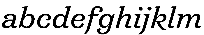 New Atlas Medium Italic FONT