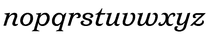 New Atlas Medium Italic Font LOWERCASE