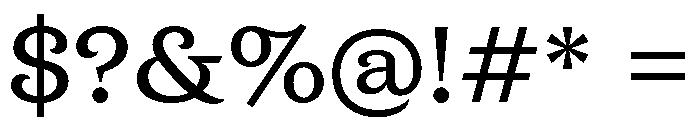 New Atlas Medium Font OTHER CHARS